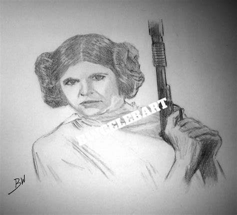 How To Draw Princess Leia Realistic How To Draw Star Wars Princess Leia