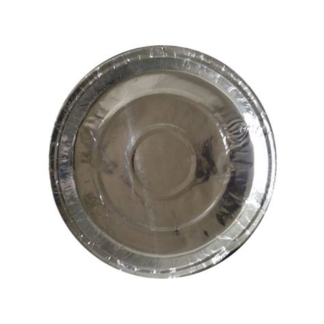 Round Disposable Silver Foil Paper Plate Features Disposable Eco