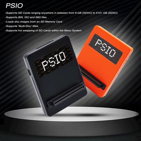 Psio Optical Drive Emulator Kit For Ps1 Fat Retro Game Console Gaming