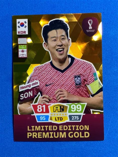 PANINI ADRENALYN WORLD Cup Qatar 2022 Limited Edition Heung Min Son