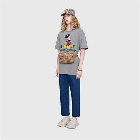 Disney X Gucci Oversize T Shirt In Grey Cotton GUCCI US