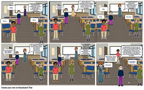 Libertad Y Las Relaciones Interpersonales Storyboard