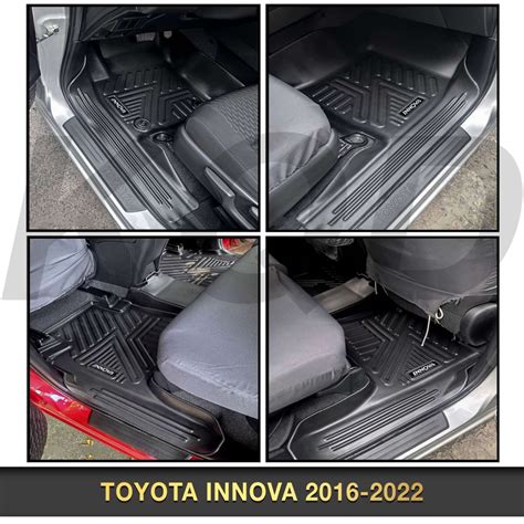 INNOVA 2016 2023 5D SIDE EXTENDED DEEP DISH MATTING FLOOR LINER KQD