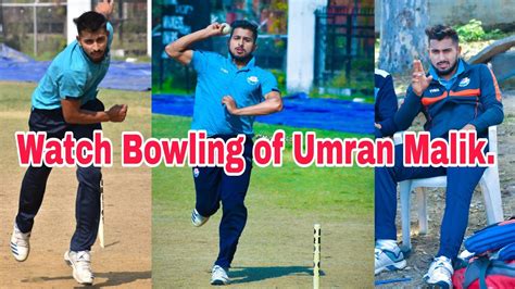 J K Pacer Umran Malik Bowling In Vijay Hazari Trophy Trials