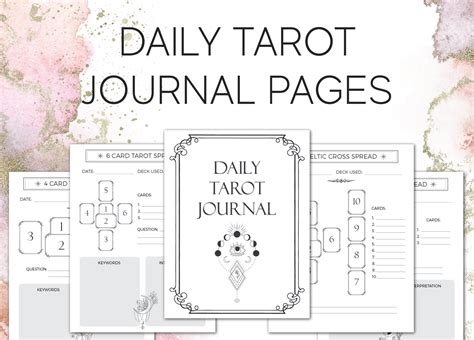 Free Printable Tarot Journal Pages