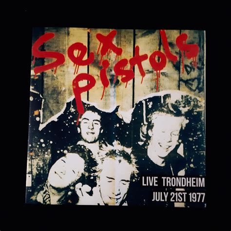 Sex Pistols Live In Trondheim July 21st 1977 Gatefold Poster LP