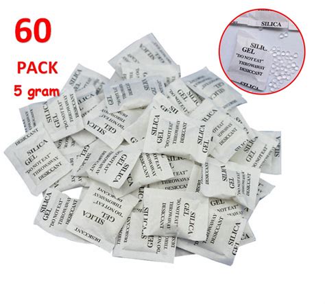 Packets G Grams Silica Gel Desiccant Pack Moisture Absorber