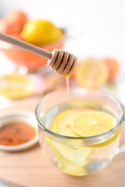 Honey Ginger Warm Lemon Water Recipe Benefits Emily Kyle Ms Rdn