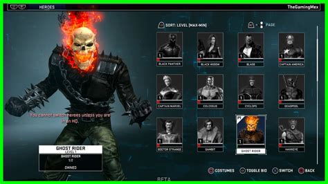 Marvel heroes omega ghost rider build - hongkonggree