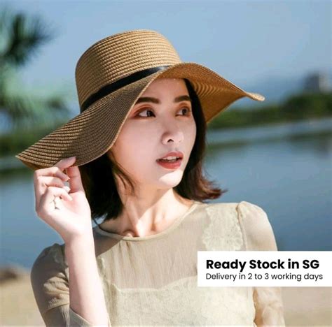 Beach Straw Hat Womens Fashion Watches And Accessories Hats And Beanies On Carousell