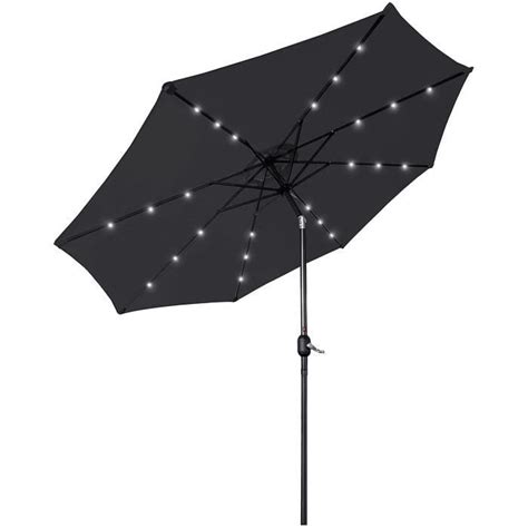 Parasols Avec Led Parasol Aluminium Cm Avec Manivelle Protection Uv