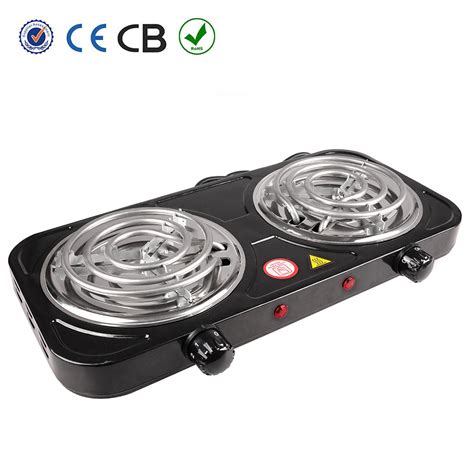 Portable Electric Dual 2 Burner Hot Plate Cooker Kitchen RV Cooktop Double Stove EBay