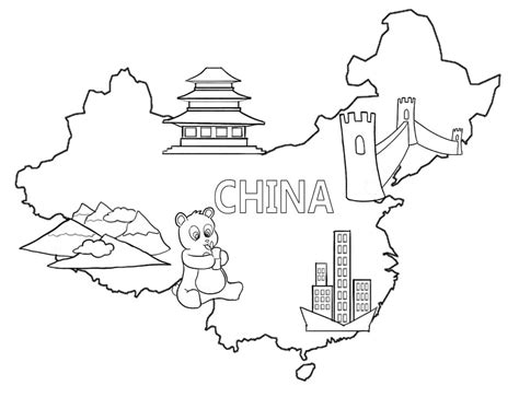 Map Of China For Kids To Color Get Latest Map Update