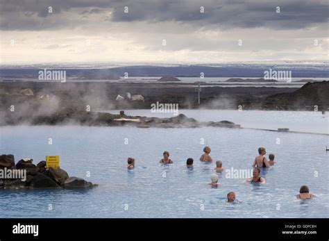 Geothermal Hot Spring Reykjahlid Iceland Europe Stock Photo Alamy