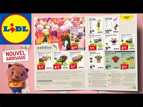 CATALOGUE LIDL PLANTES FLEURS ARRIVAGE DE LA SEMAINE DU 14