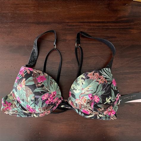 Victoria S Secret Swim Victorias Secret Very Sexy Shine Strap Swim Bikini Top Add 2 Cups