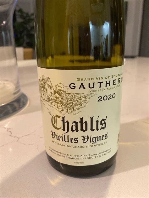 Alain Gautheron Chablis Er Cru Les Fourneaux Vieilles Vignes