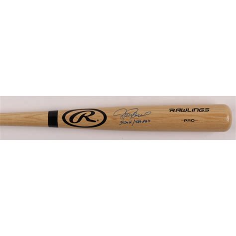 Rafael Palmeiro Signed Rawlings Pro Baseball Bat Inscribed 3020 H