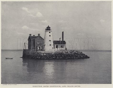 Execution Rocks Lighthouse Long Island Sound Stock Image Look And Learn