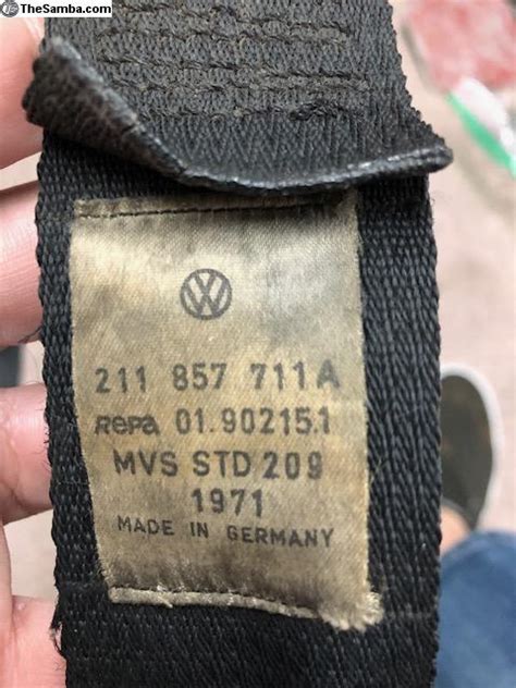 Thesamba Vw Classifieds Seat Belts