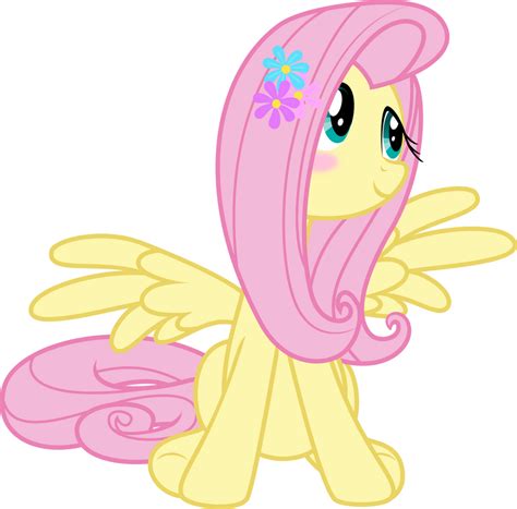 Blushing Fluttershy Filly Vanilli By Vulthuryol00 On Deviantart