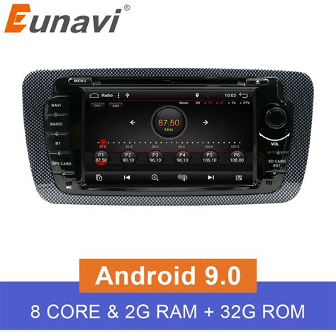 Eunavi 32 2G G Android 9 0 Núcleo octa IPS 7 Ibiza Carro DVD Para