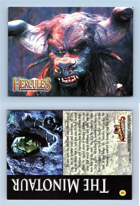 The Minotaur 23 Hercules The Legendary Journeys 1996 Topps Trading Card