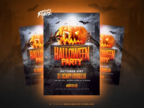 Halloween Party Flyer Design :: Behance