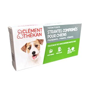 Strantel Chien Vermifuge 2 comprimés CLÉMENT THÉKAN