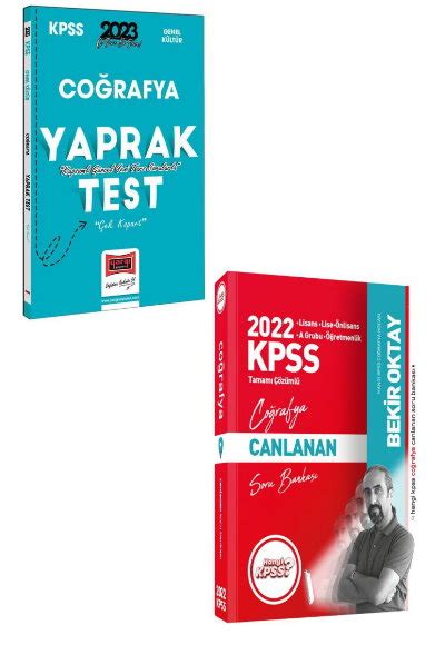 Yargı 2023 KPSS Coğrafya Yaprak Test Çek Kopart Yargı Yayınları ve