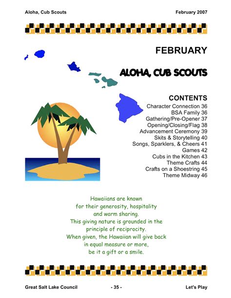 Akela S Council Cub Scout Leader Training Aloha Cub Scouts Great