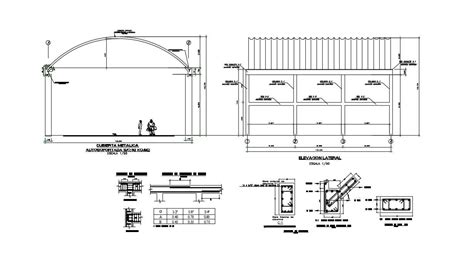 Shade Design Autocad File Cadbull