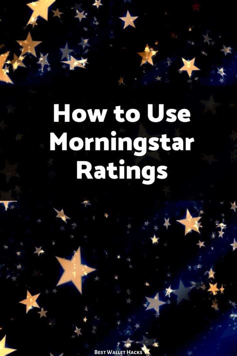 Morningstar Star Rating Explainer What They Are And How To Use Them