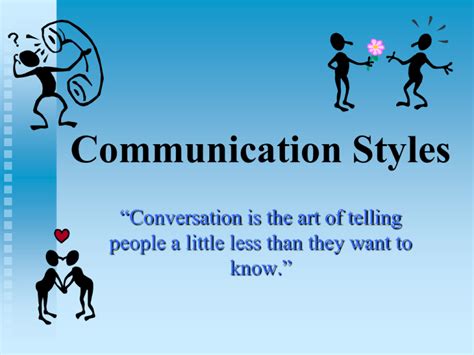 Personal Communication Styles PowerPoint