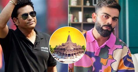 Virat Kohli Sachin Tendulkar Invited For Ram Mandir Inauguration