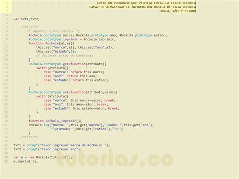 POO Javascript Clase Rockola Tutorias Co