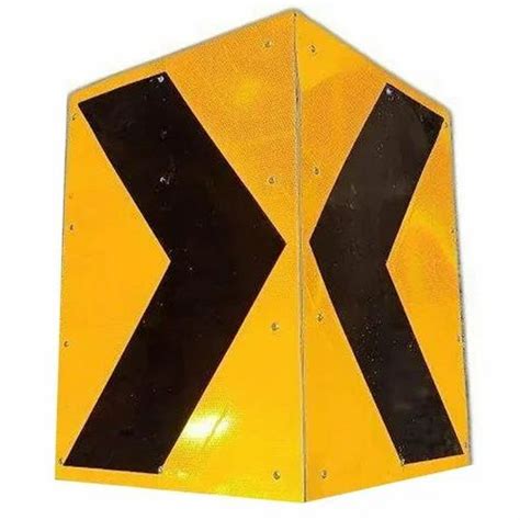 Yellow (Base) Retro Reflective Traffic Sign at best price in Bhopal ...