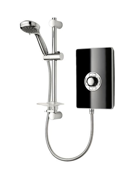 Triton Aspirante Black Gloss Electric Shower 85kw Asp08gsblk