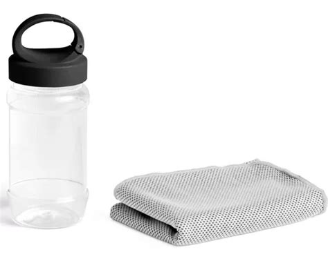 Kit Toalha Fitness Academia Gelada Refrescante Garrafa Mercadolivre