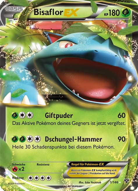 Bisaflor EX 1 146 Wert Bild Künstler Seltenheit Pokemonkarte de