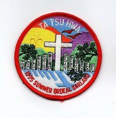 Boy Scout Oa Lodge Ta Tsu Hwa Summer Ordeal Activity Patch Ebay