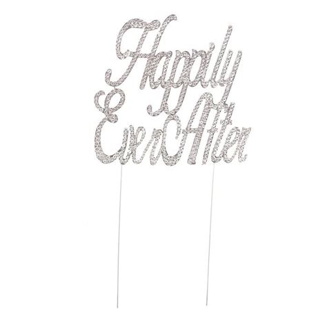 Happily Ever After Wedding Cake Topper Gold Fairytale Princess