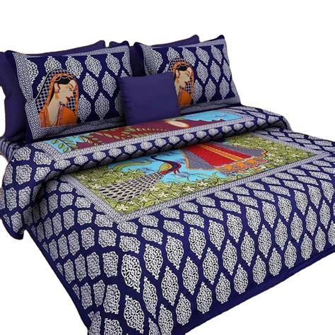 Rajasthani Jaipuri Traditional Sanganeri Print 144 Tc Cotton Double