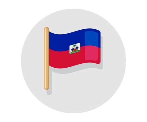 Premium Vector Waving Vector Haiti Flag