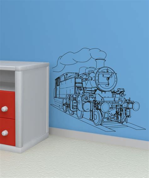 Vintage Retro Steam Engine Train Vinyl Wall Decal Sticker. #OS_AA211 ...