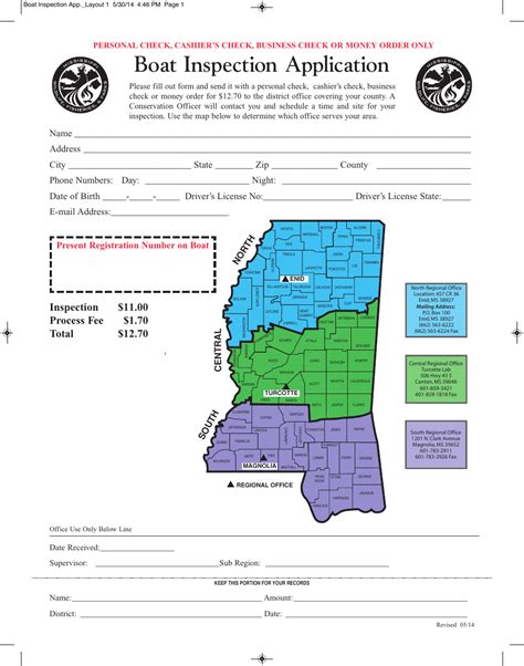 Mississippi Boat Inspection Application Fill Out Sign Online And