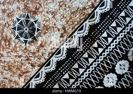 Fijian tapa cloth Stock Photo - Alamy