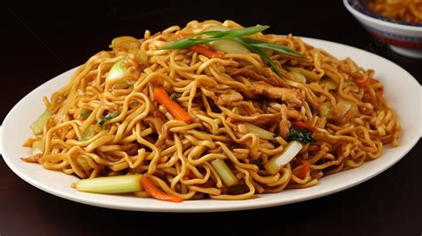 Chinese Noodles With Chicken Stir Fried Noodles Background, Chow Mein Noodles Picture, Chinese ...