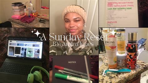 SUNDAY RESET VLOG YouTube