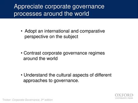 Corporate Governance Principles Policies And Practices 3e Ppt Download